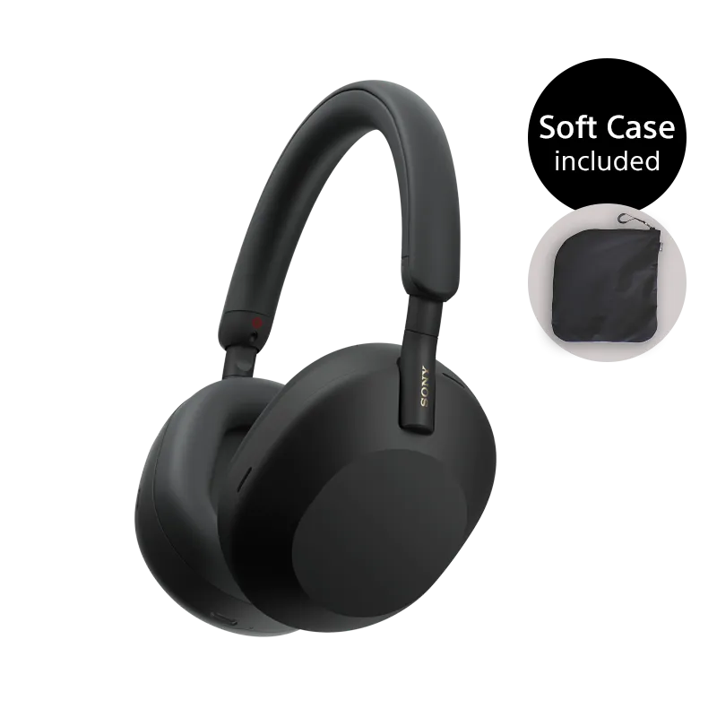 WH-1000XM5SA Soft Case Wireless Noise Cancelling Headphones