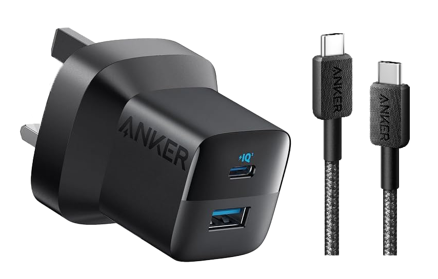 Anker 323 Charger 33W and C to C 3ft Cable