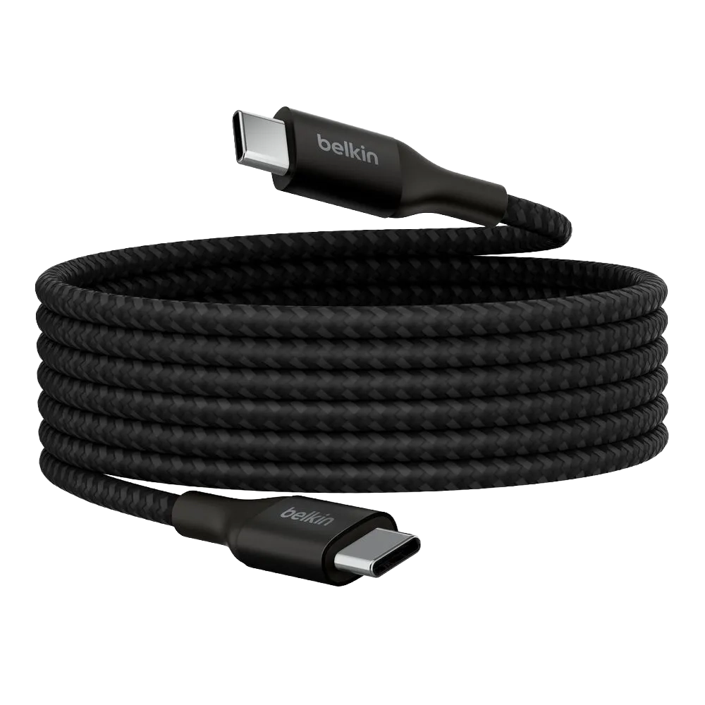 2490 Belkin BoostCharge USB-C to USB-C Braided Cable 240W PD