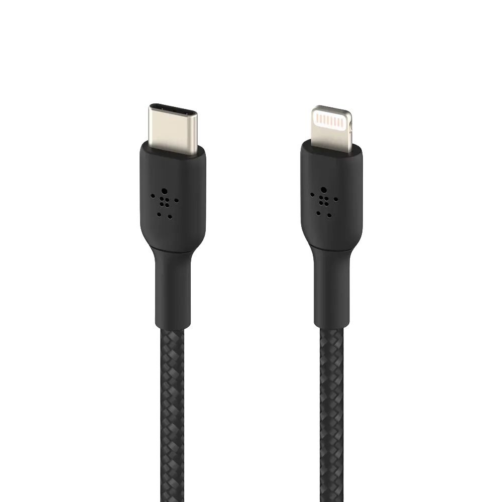 Braided USB-C to Lightning Cable 1m