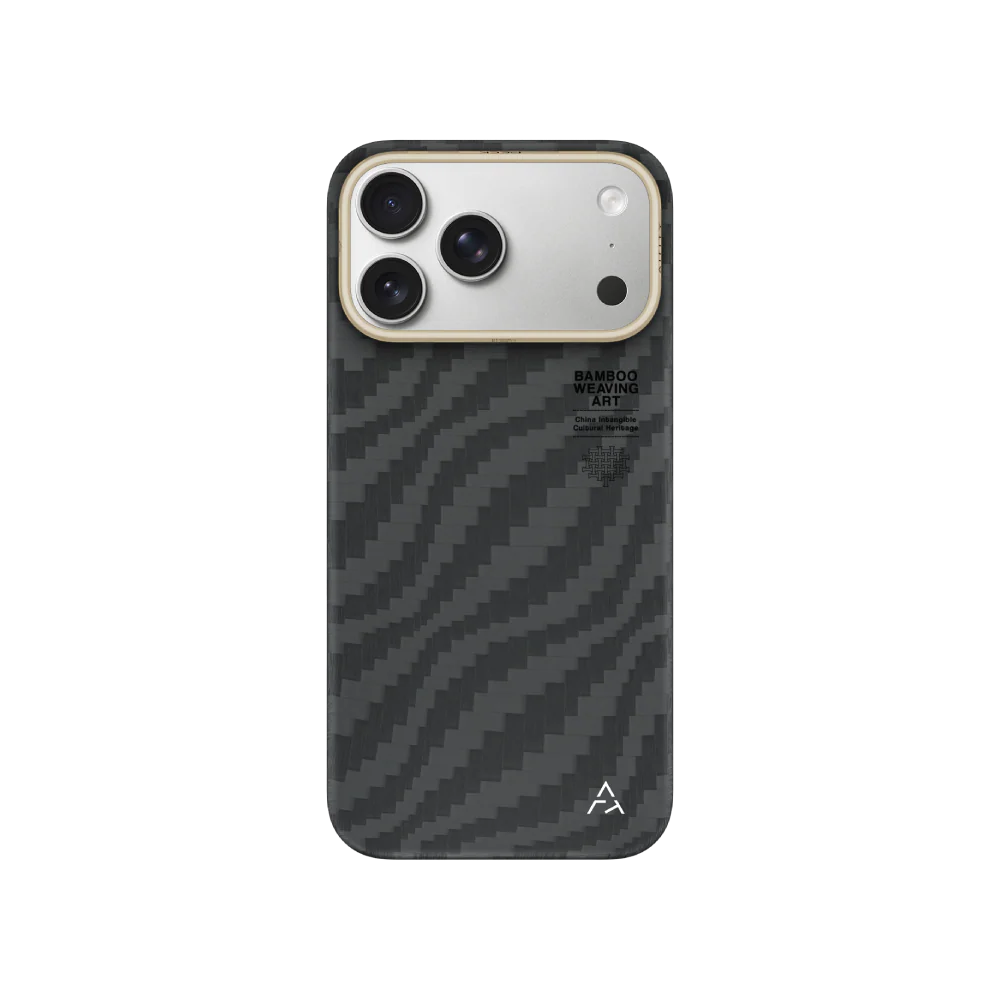 Bamboo Shadow Orient: Intangible Cultural Heritage Aramid Fiber Case For iPhone 17 Pro Max