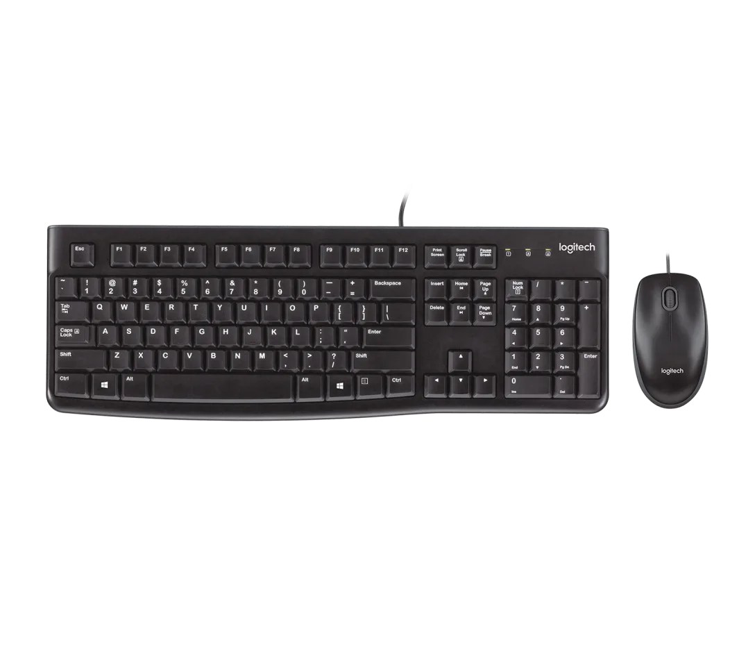 Logitech MK120 Corded Keyboard and Mouse Combo
