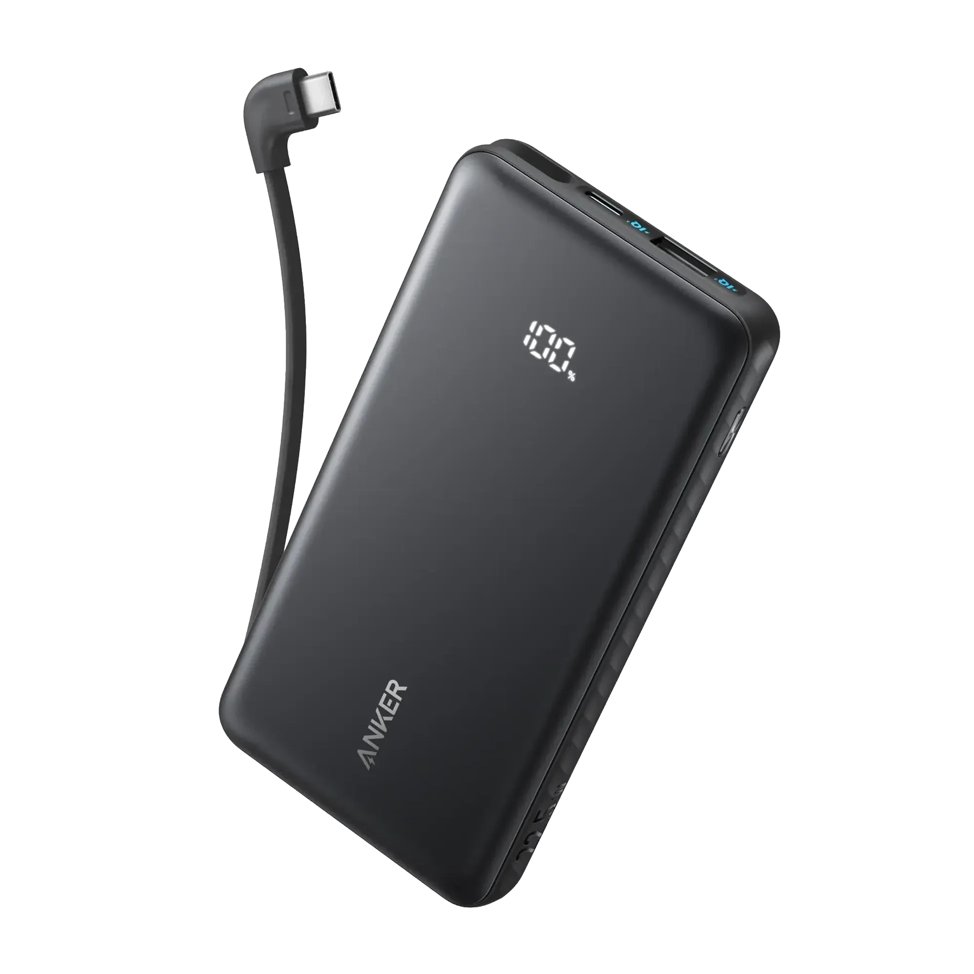 Anker Zolo Power Bank 22.5W Fast Charging Power Bank with Built-In USB-C Cable