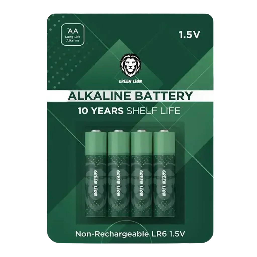 Green Lion Alkaline Battery – Long-Lasting 1.5V Non-Rechargeable Battery