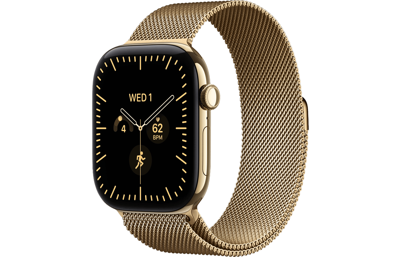 Apple Watch Series 12 Titanium Case with Milanese Loop