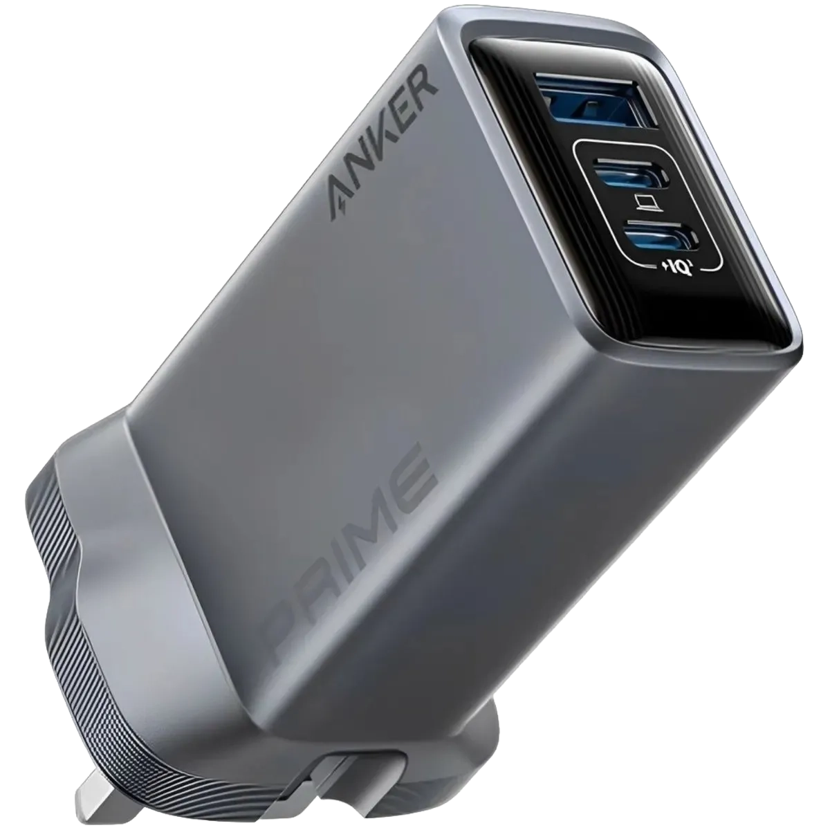 Anker Prime 100W GaN Wall Charger - 3 Ports (2 USB-C, 1 USB-A)