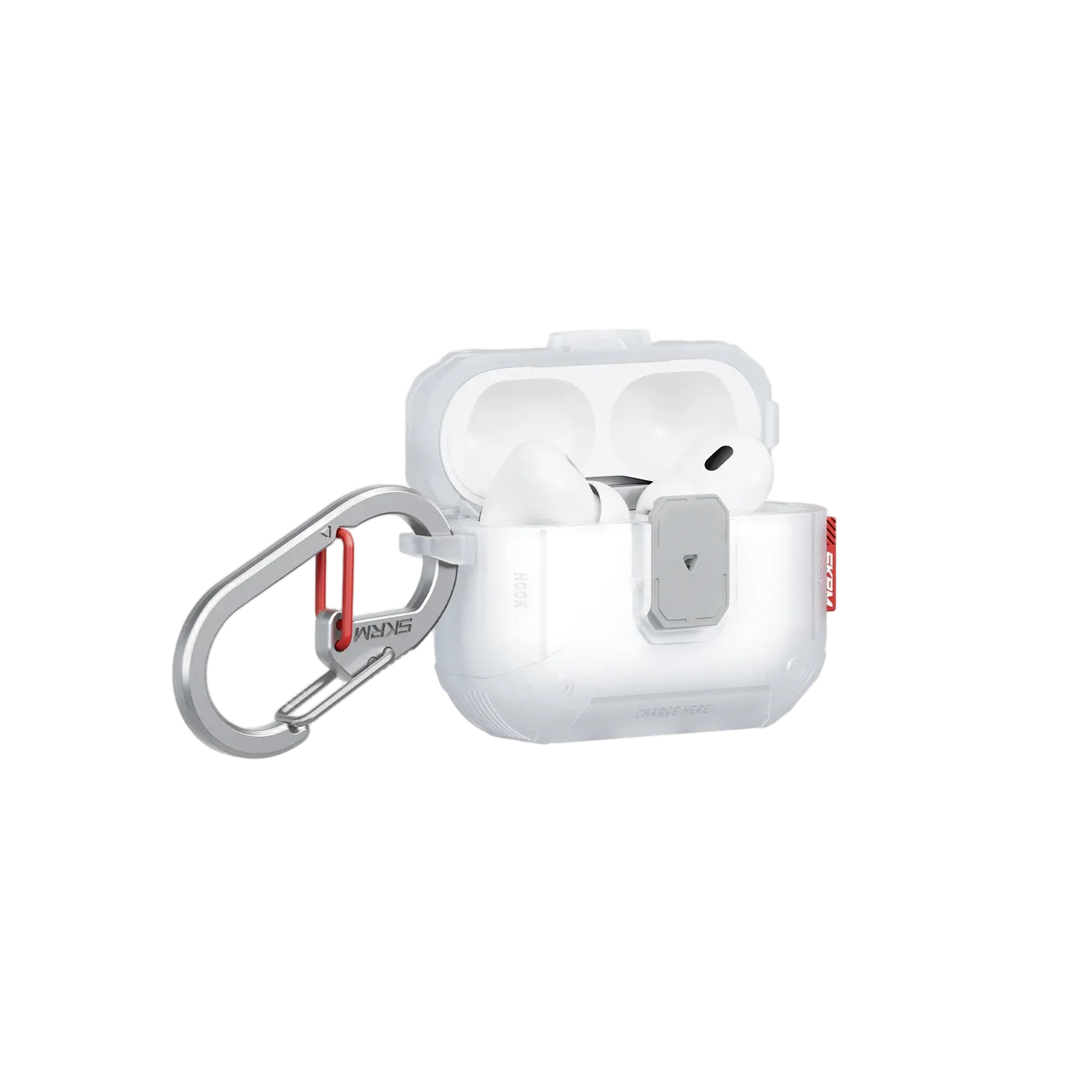 SKINARMA MECHA LE AirPods 4 Case with Carabiner