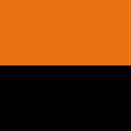 أسود وبرتقالي Black and Orange