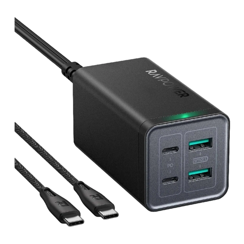 RAVPower Pioneer 65W 4-Port GaN