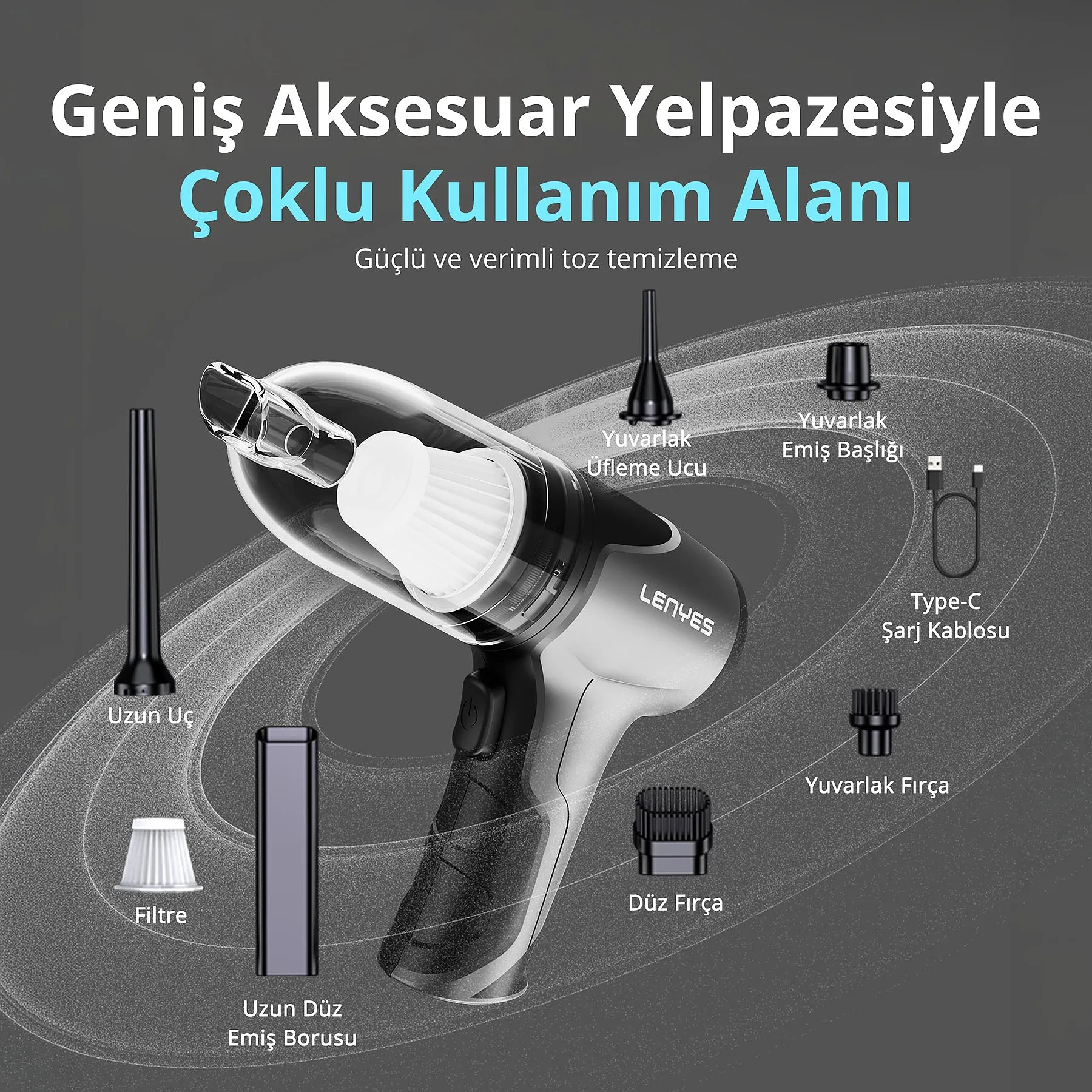 Lenyes LCV201 Car Vacuum Cleaner