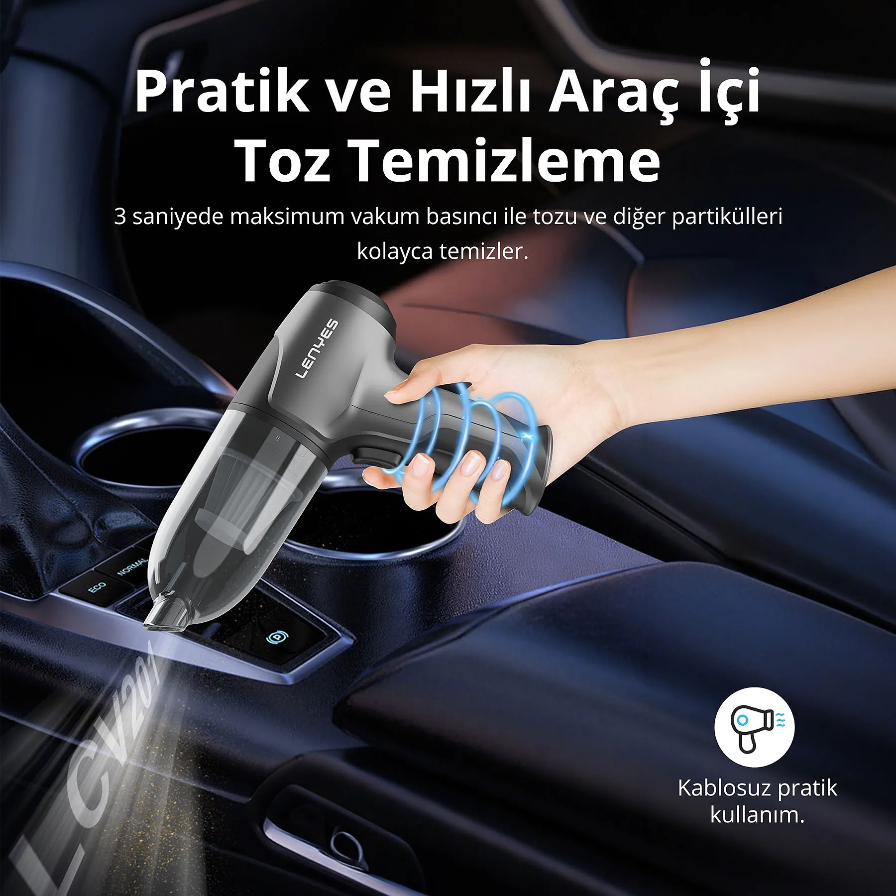 Lenyes LCV201 Car Vacuum Cleaner