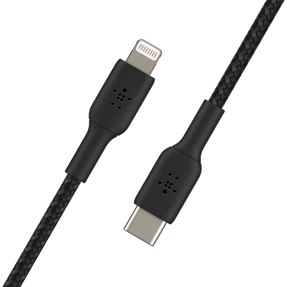Braided USB-C to Lightning Cable 1m