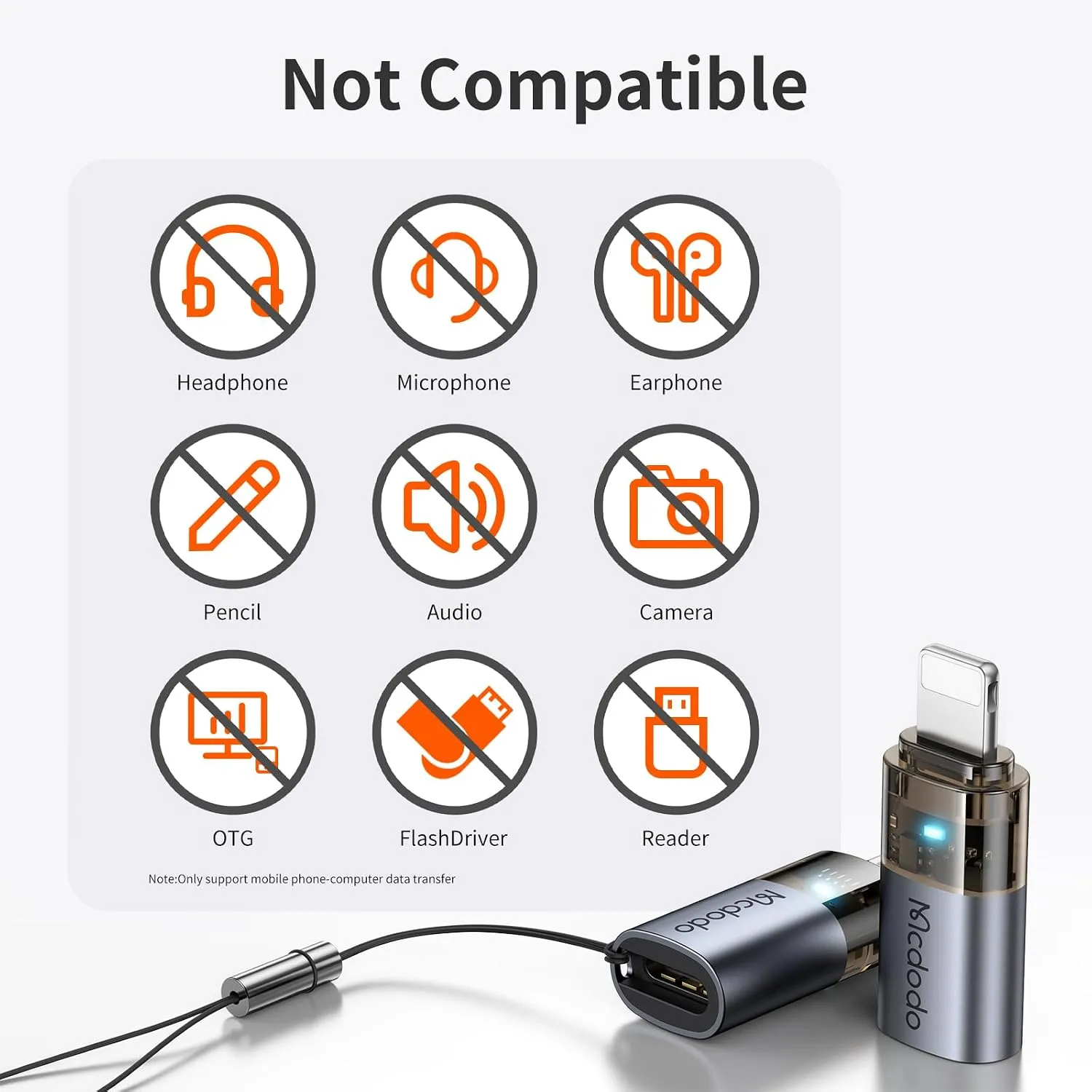 Mcdodo 36W USB-C to Lightning Adapter with Lanyard