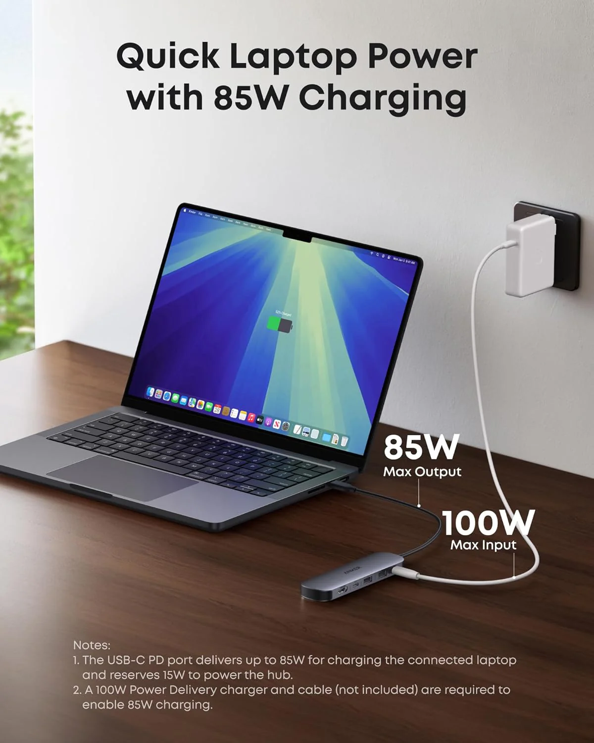 Anker USB-C Hub (7-in-1) with 4K HDMI and 85W Power Delivery