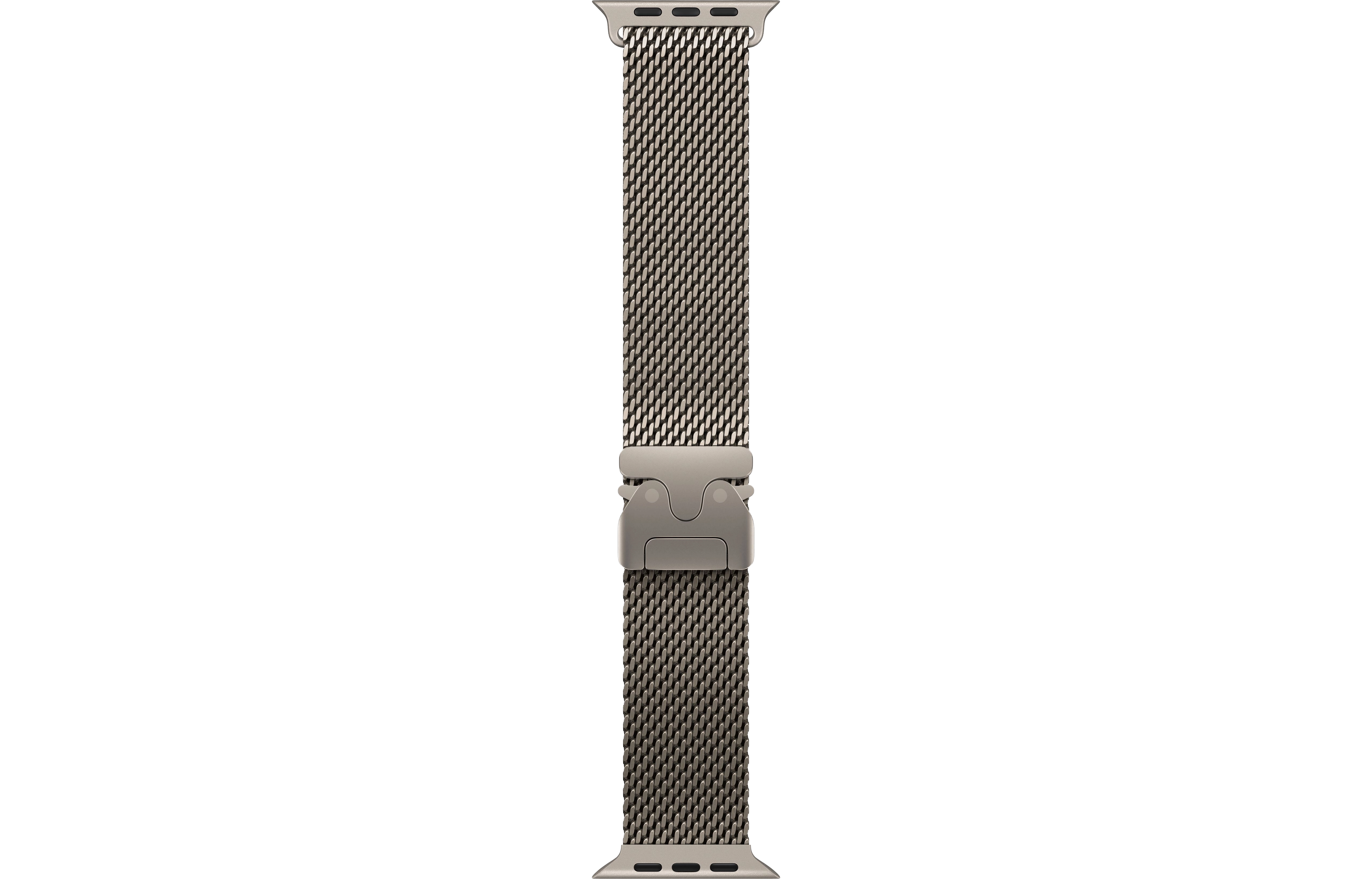 Natural Case Titanium Milanese Loop