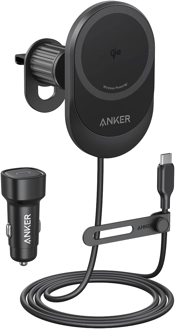 Anker MagSafe Car Charger
15W Qi2 With 360° Phone Holder