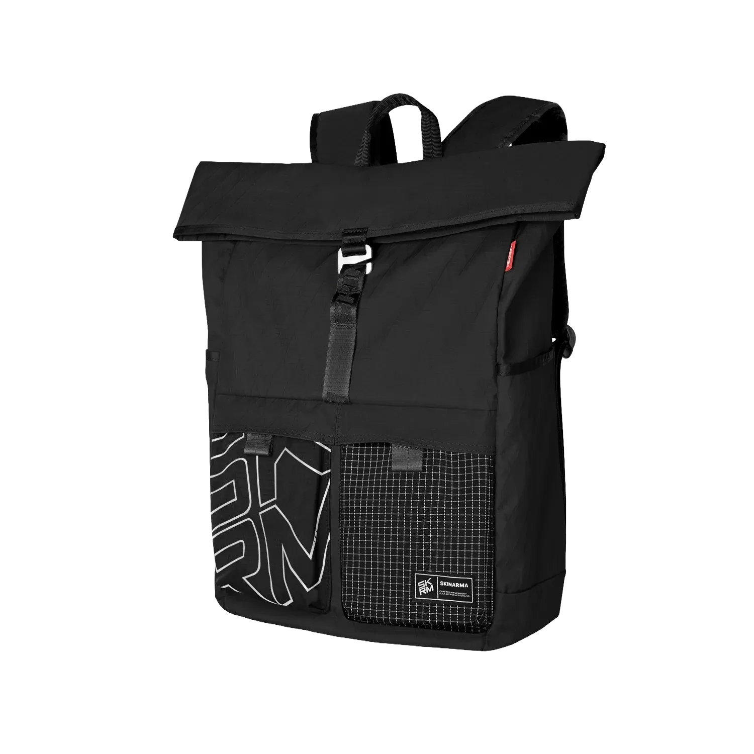 SKINARMA JAGER Water-Resistant Ripstop Nylon Fold-Top Backpack