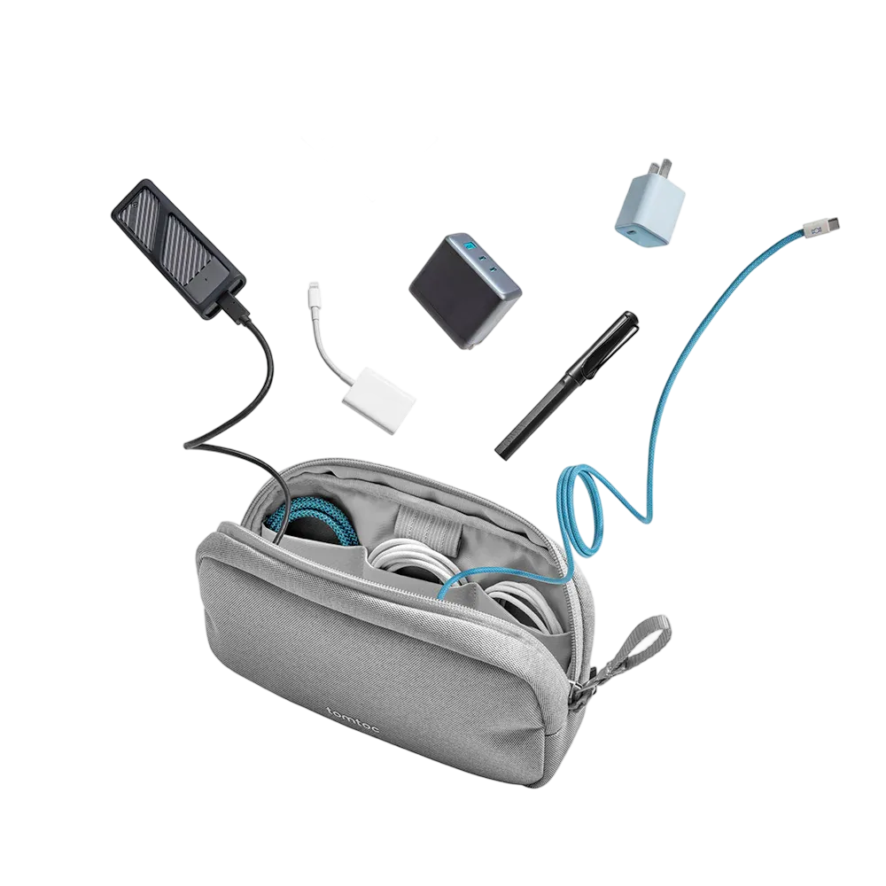 Tomtoc Light-T12 Electronic
Accessory Pouch 1L Gray