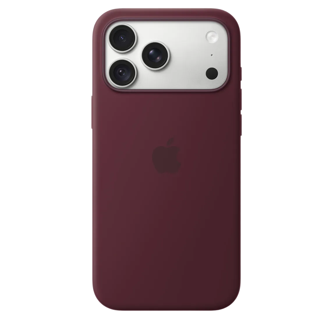 apple Apple iPhone 18 Pro Pro Max Silicone Case With Magsafe burgundy