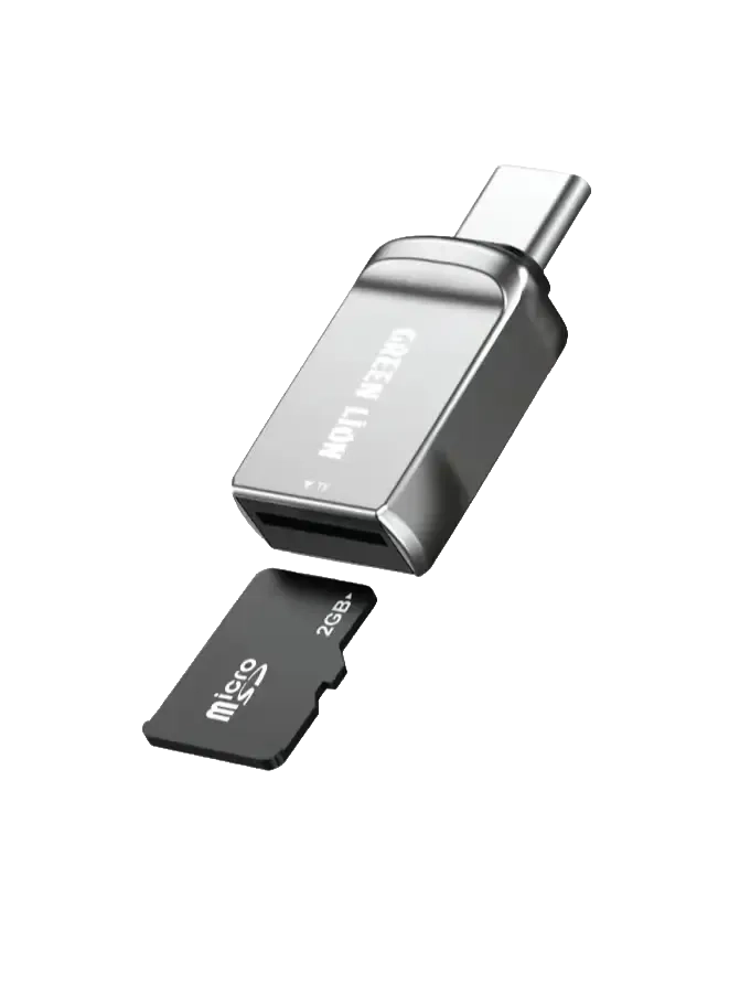Green Lion SD Card
Reader USB-C to Micro SD