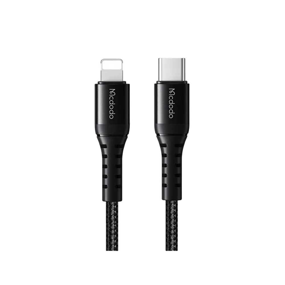 McDodo USB-C to Lightning Bending Reinforced Cable - 1M