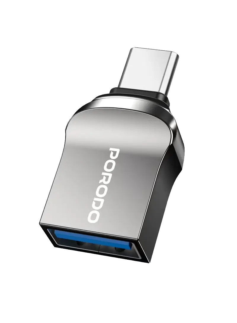 Porodo USB A to Type-C Adapter