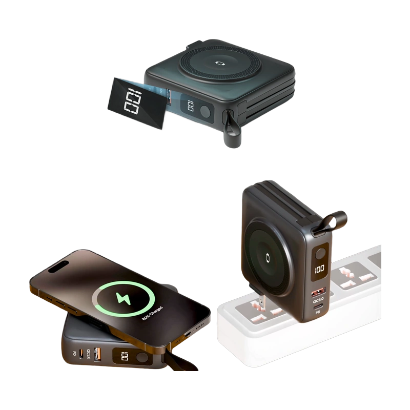 TRON 5-in-1 Travel Charger & Power Bank 10000mAh
