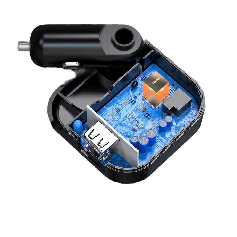 TRON 30W Car & Wall Charger, USA Plug — USB-C + USB-A