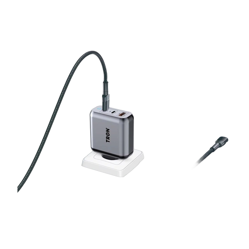 TRON 70W GaN Charger — USB-C + USB-A