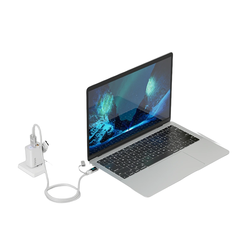 TRON 30W Dual-Port Charger, US Plug — USB-C + USB-A
