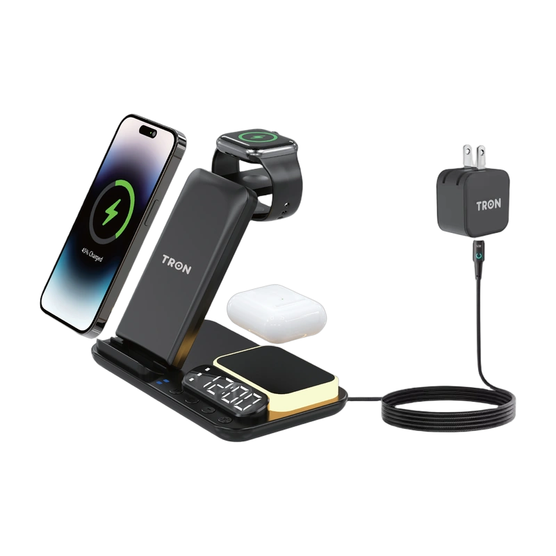 TRON 7-in-1 Wireless Charging Station — Night Light