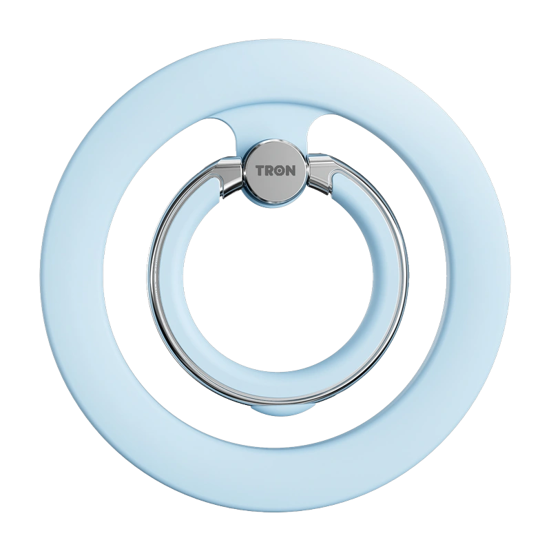TRON Magnetic Ring Holder & Phone Grip — Foldable Kickstand
