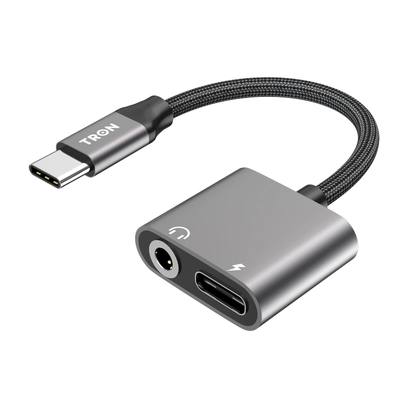 TRON USB-C Audio + Charge Adapter