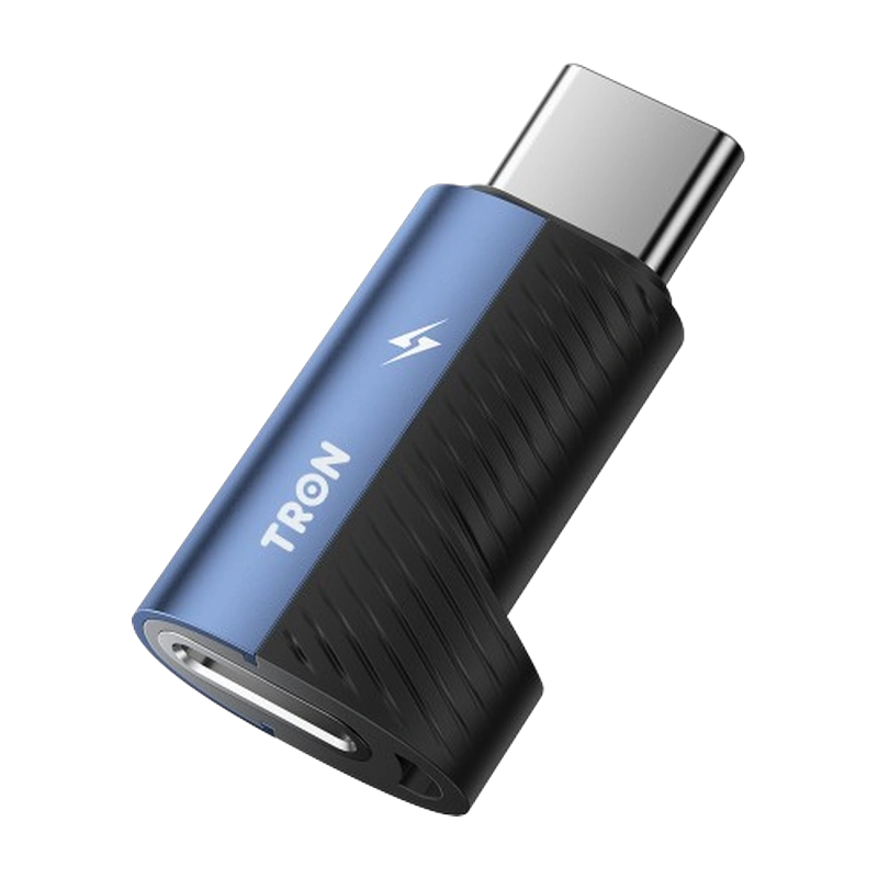 TRON USB-C to Lightning Adapter — Charging + Sync, Aluminum