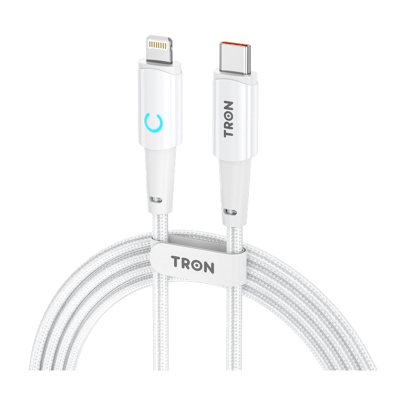 TRON 20W USB-C to Lightning Cable, 6 ft — Braided